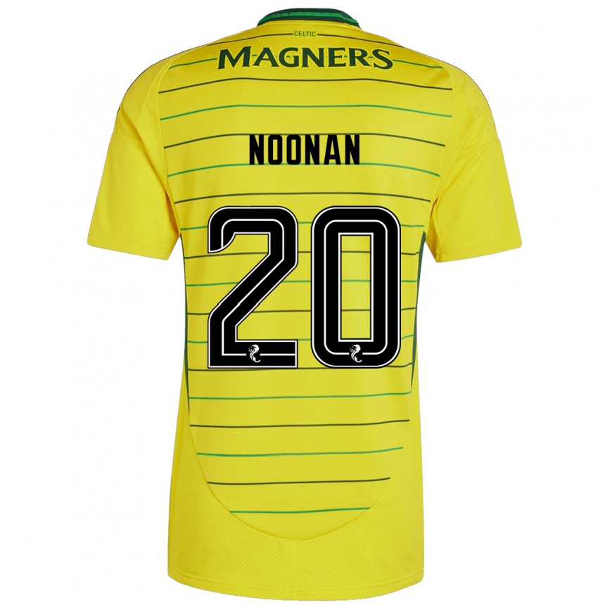 Niño Fútbol Camiseta Saoirse Noonan #20 Amarillo 2ª Equipación 2024/25 Argentina