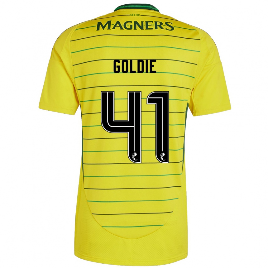 Niño Fútbol Camiseta Clare Goldie #41 Amarillo 2ª Equipación 2024/25 Argentina