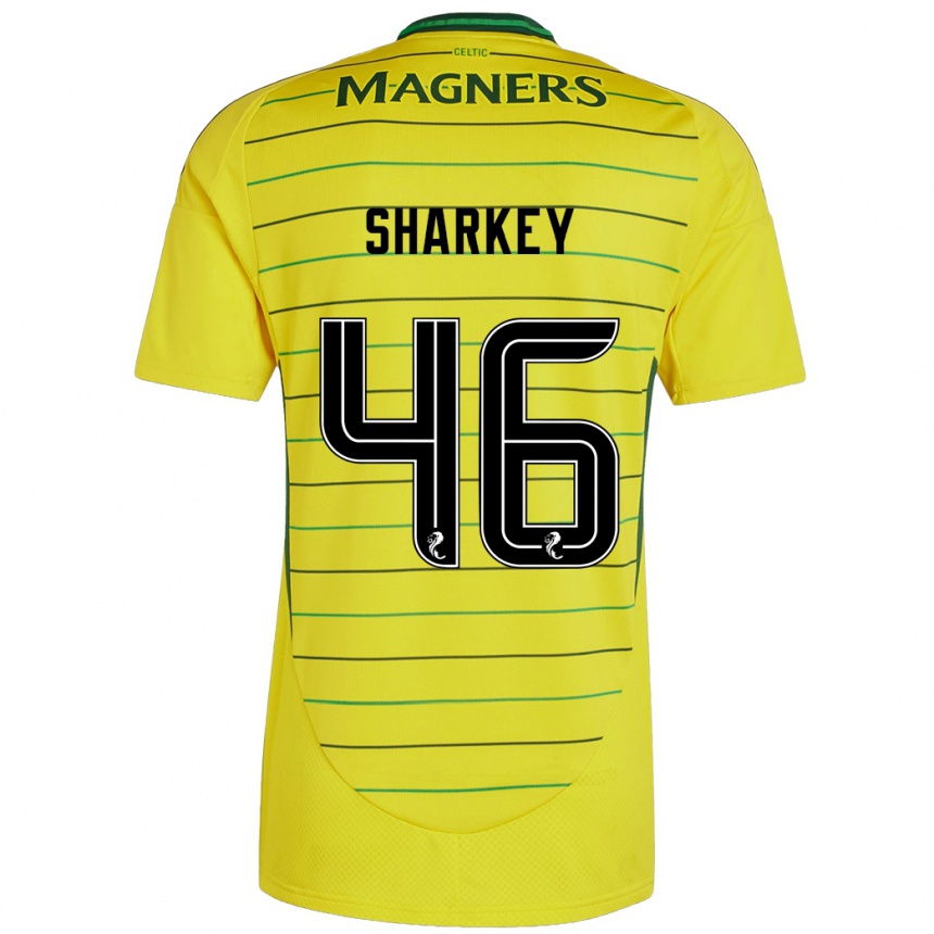 Niño Fútbol Camiseta Amy Sharkey #46 Amarillo 2ª Equipación 2024/25 Argentina