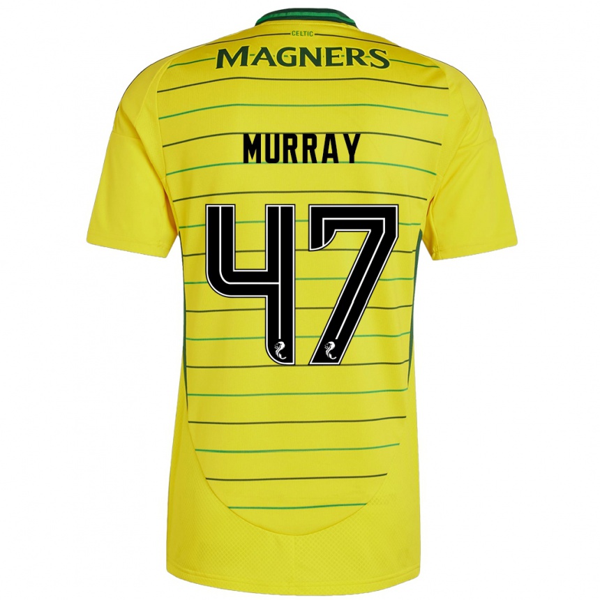 Niño Fútbol Camiseta Dane Murray #47 Amarillo 2ª Equipación 2024/25 Argentina