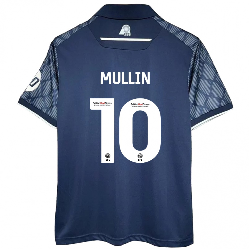 Niño Fútbol Camiseta Paul Mullin #10 Negro 2ª Equipación 2024/25 Argentina