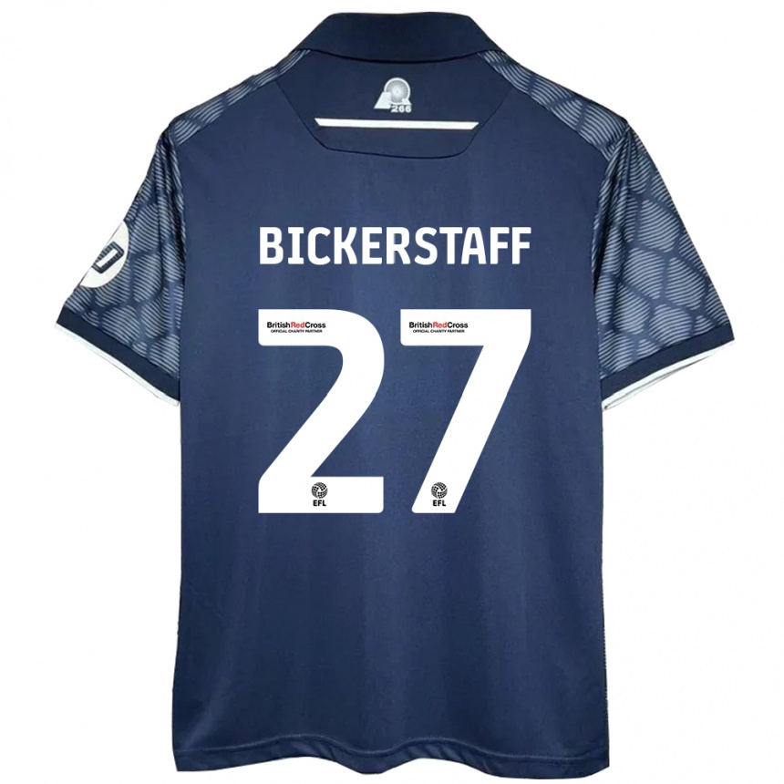 Niño Fútbol Camiseta Jake Bickerstaff #27 Negro 2ª Equipación 2024/25 Argentina