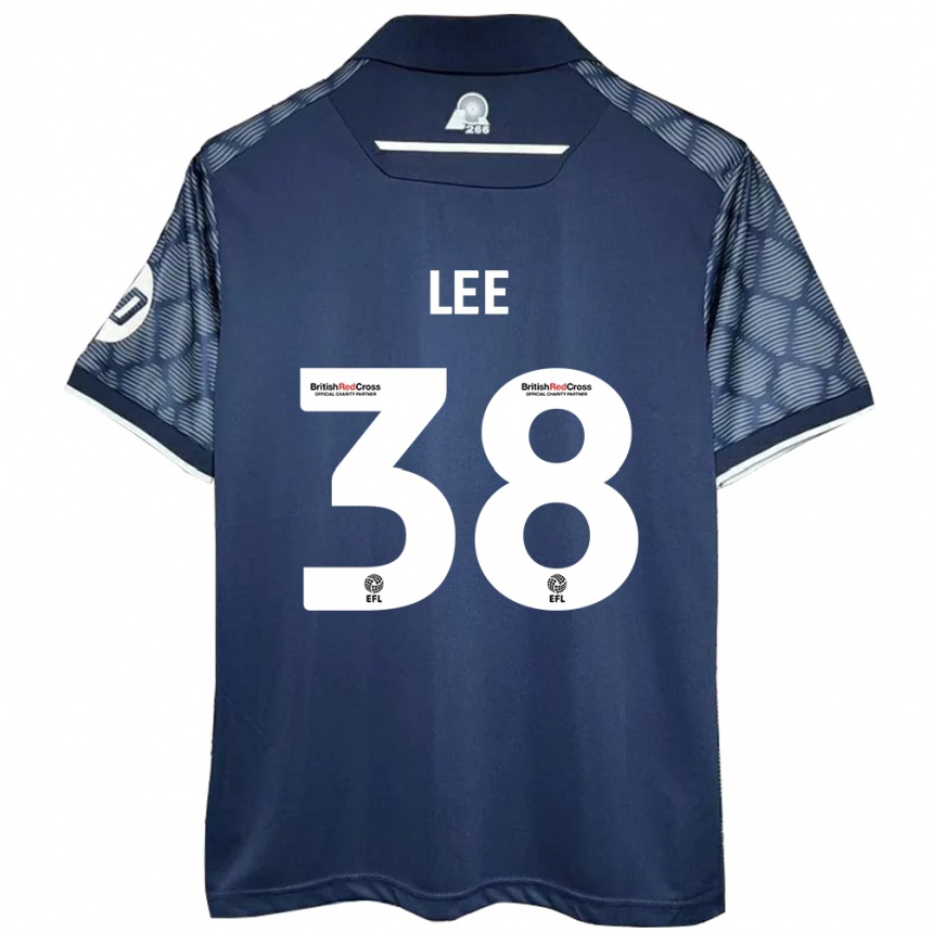 Niño Fútbol Camiseta Elliot Lee #38 Negro 2ª Equipación 2024/25 Argentina