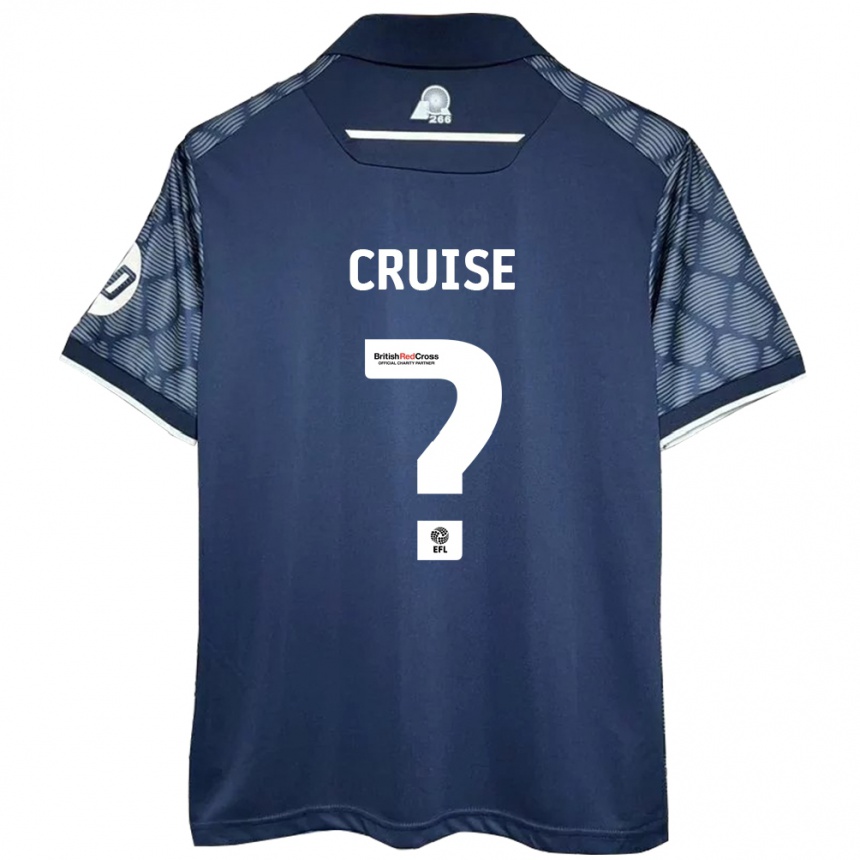 Niño Fútbol Camiseta George Cruise #0 Negro 2ª Equipación 2024/25 Argentina