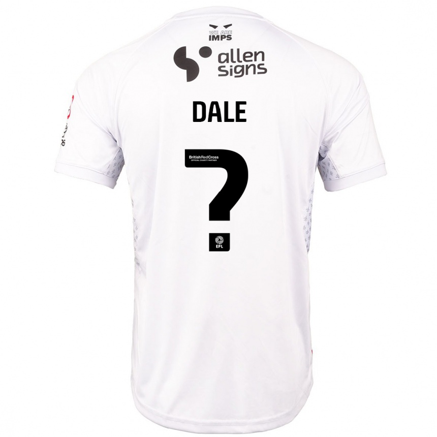 Niño Fútbol Camiseta Harry Dale #0 Rojo Blanco 2ª Equipación 2024/25 Argentina