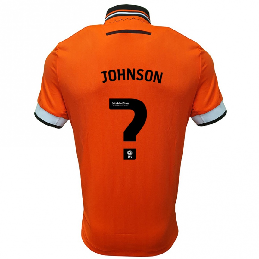 Niño Fútbol Camiseta Reece Johnson #0 Naranja Blanco 2ª Equipación 2024/25 Argentina