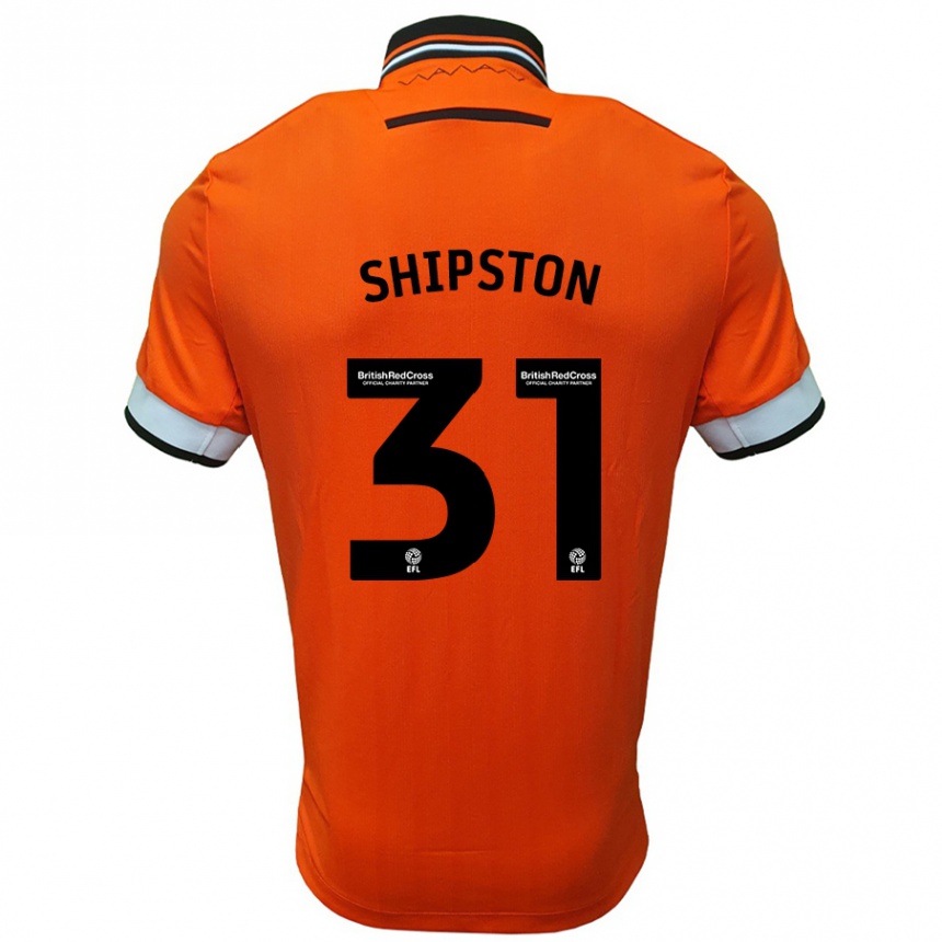 Niño Fútbol Camiseta Rio Shipston #31 Naranja Blanco 2ª Equipación 2024/25 Argentina