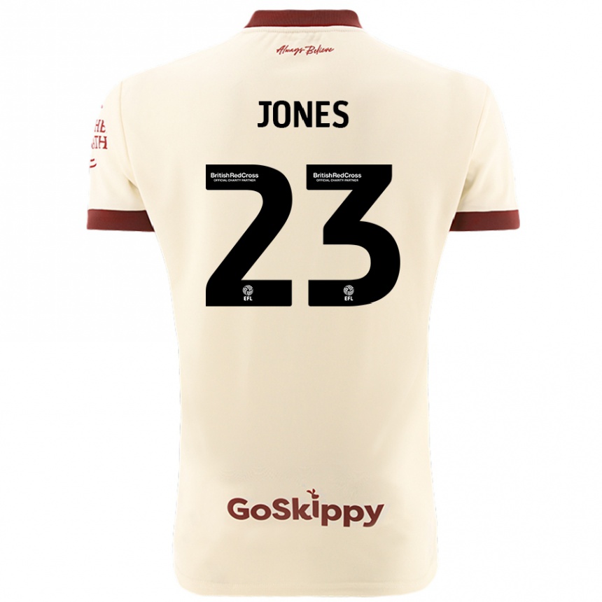 Niño Fútbol Camiseta Carrie Jones #23 Crema Blanco 2ª Equipación 2024/25 Argentina