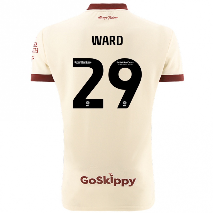 Niño Fútbol Camiseta Mari Ward #29 Crema Blanco 2ª Equipación 2024/25 Argentina