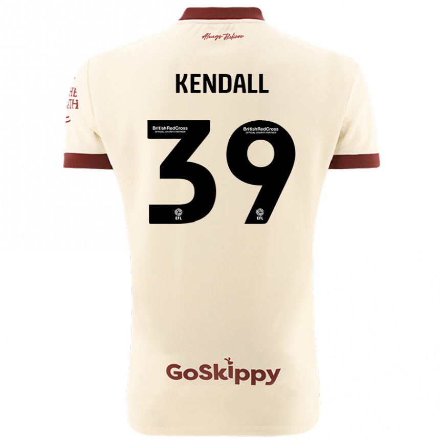 Niño Fútbol Camiseta Maya Kendall #39 Crema Blanco 2ª Equipación 2024/25 Argentina