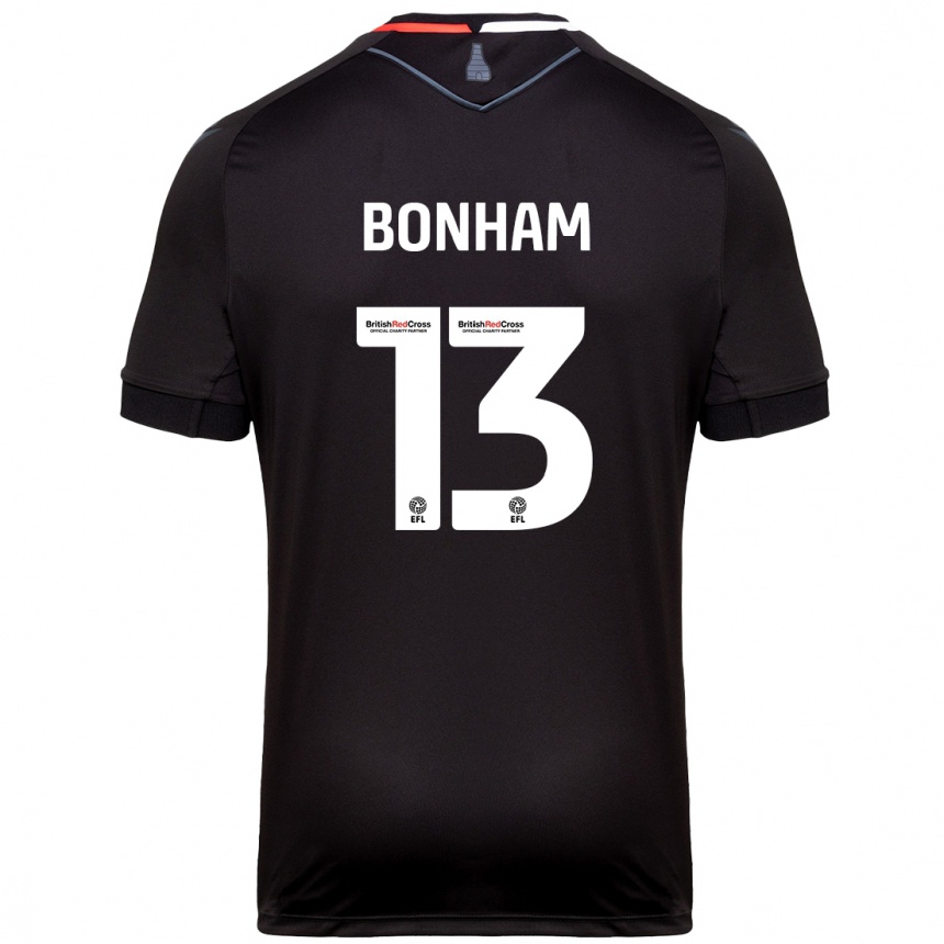 Niño Fútbol Camiseta Jack Bonham #13 Negro 2ª Equipación 2024/25 Argentina