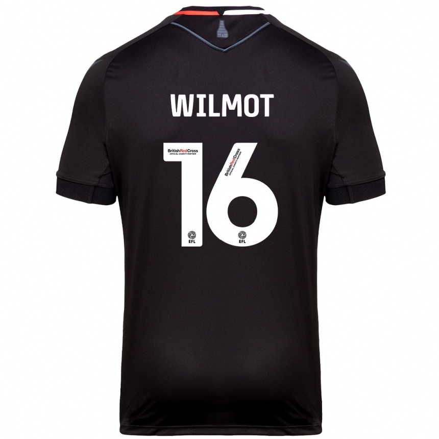 Niño Fútbol Camiseta Ben Wilmot #16 Negro 2ª Equipación 2024/25 Argentina