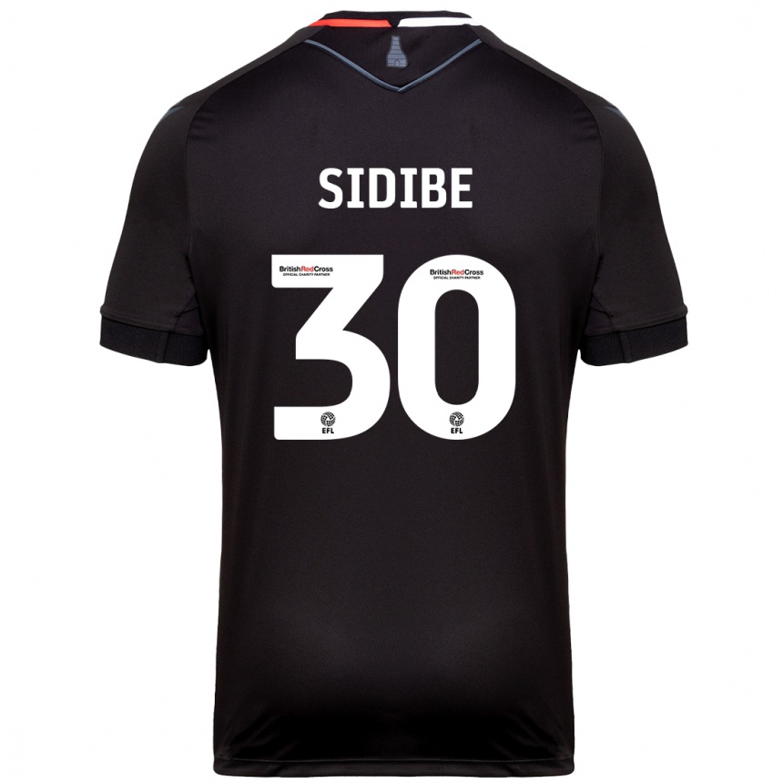 Niño Fútbol Camiseta Souleymane Sidibe #30 Negro 2ª Equipación 2024/25 Argentina