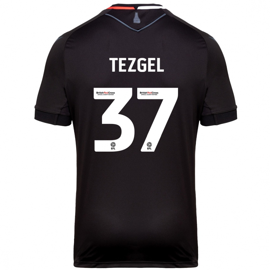 Niño Fútbol Camiseta Emre Tezgel #37 Negro 2ª Equipación 2024/25 Argentina