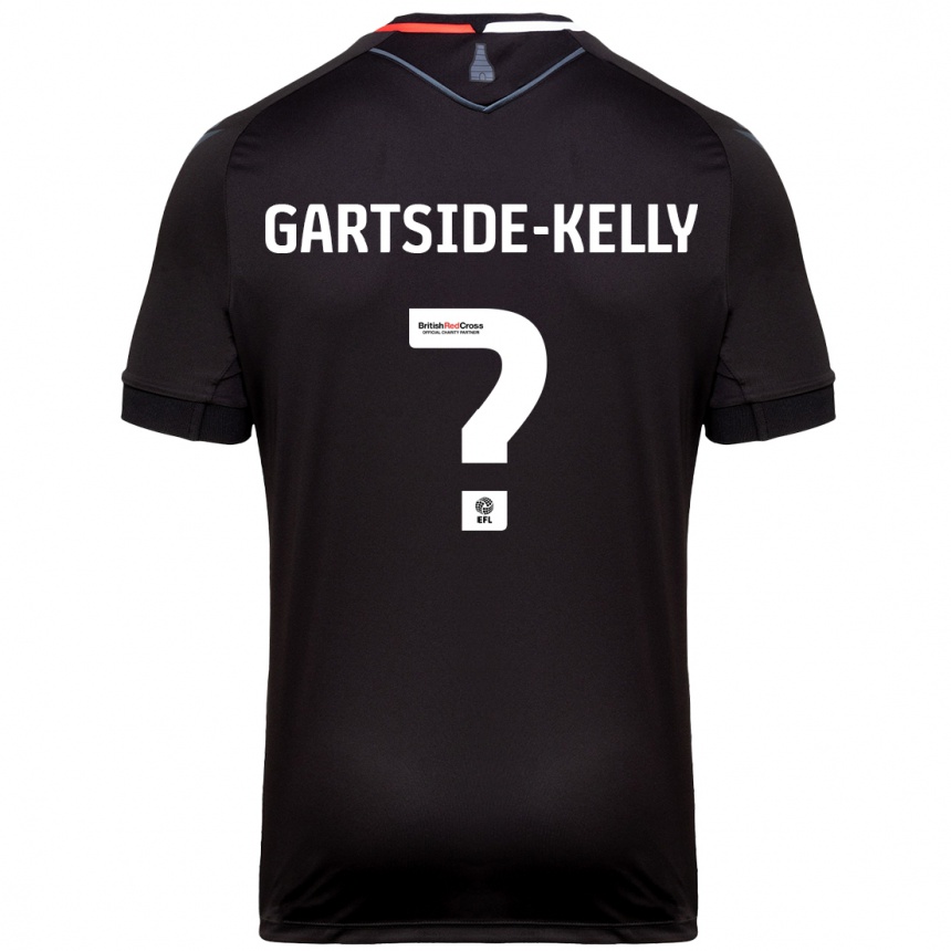 Niño Fútbol Camiseta Gabriel Gartside-Kelly #0 Negro 2ª Equipación 2024/25 Argentina