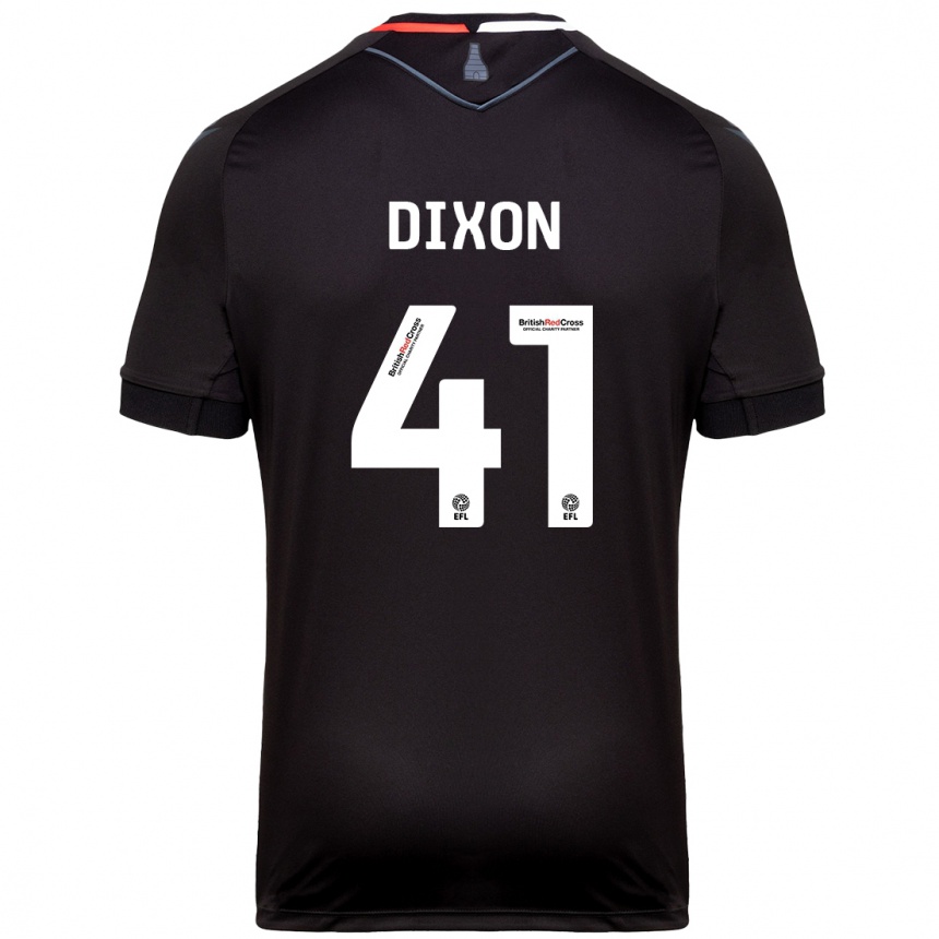 Niño Fútbol Camiseta Jaden Dixon #41 Negro 2ª Equipación 2024/25 Argentina