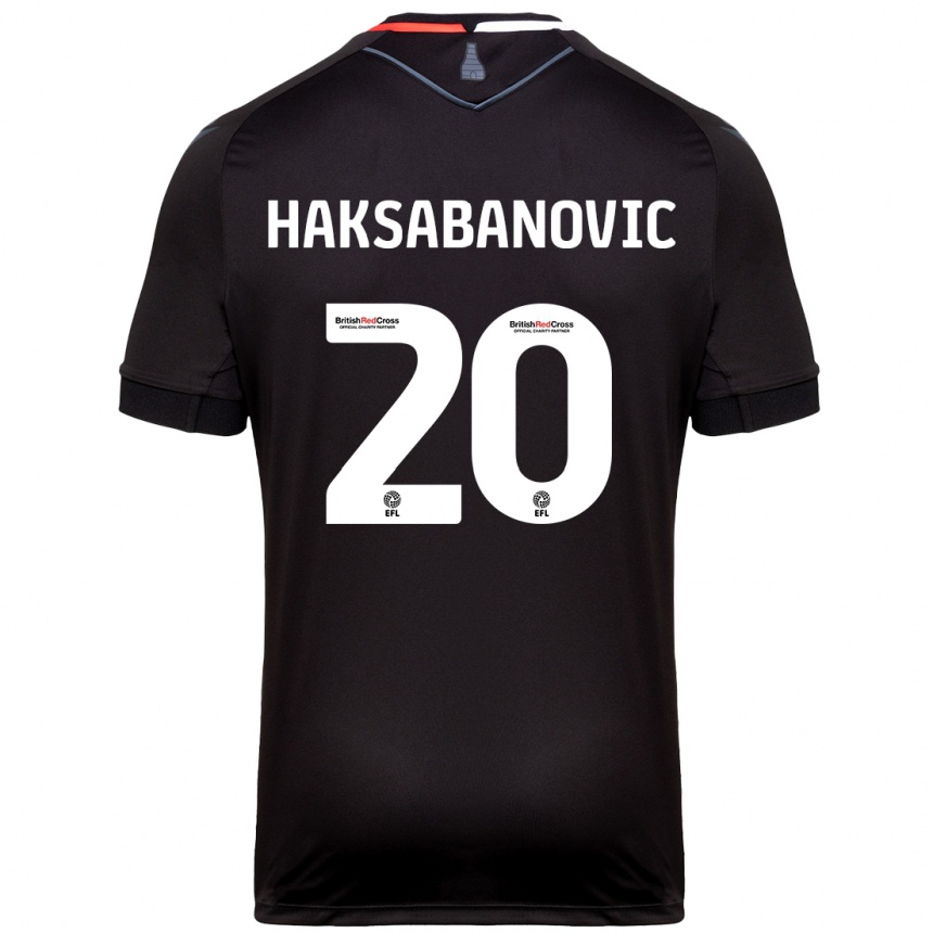 Niño Fútbol Camiseta Sead Hakšabanović #20 Negro 2ª Equipación 2024/25 Argentina