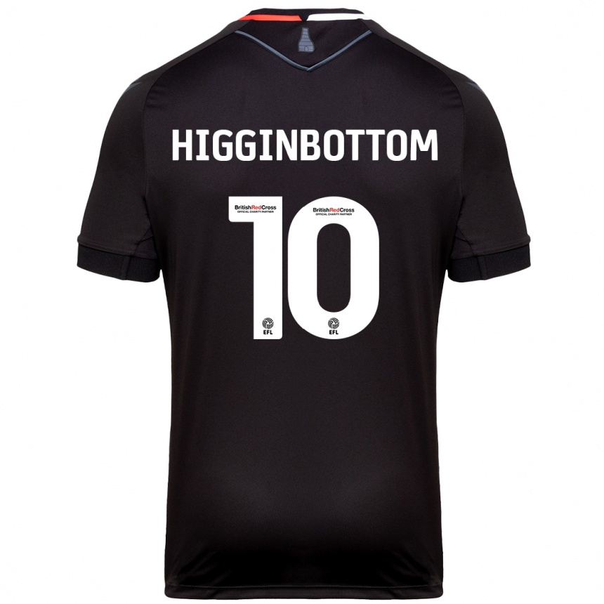 Niño Fútbol Camiseta Alice Higginbottom #10 Negro 2ª Equipación 2024/25 Argentina