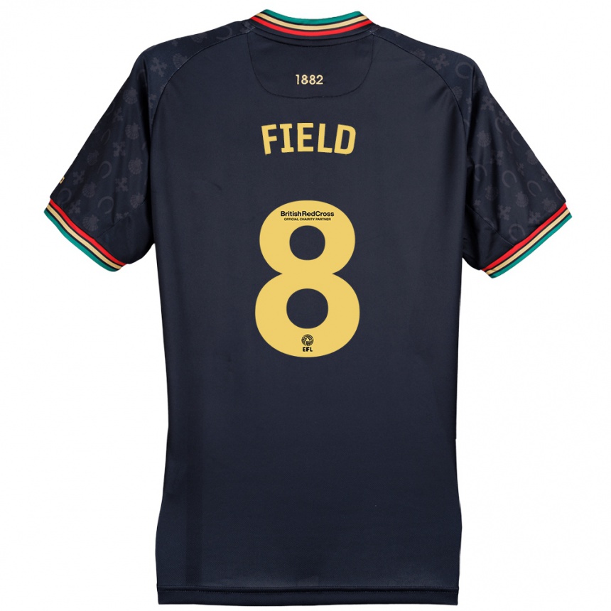 Niño Fútbol Camiseta Sam Field #8 Azul Marino Oscuro 2ª Equipación 2024/25 Argentina