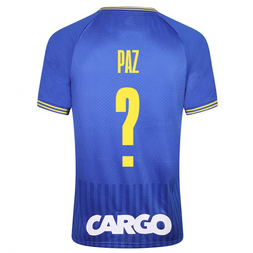 Niño Fútbol Camiseta Jonathan Paz #0 Blanco 2ª Equipación 2024/25 Argentina