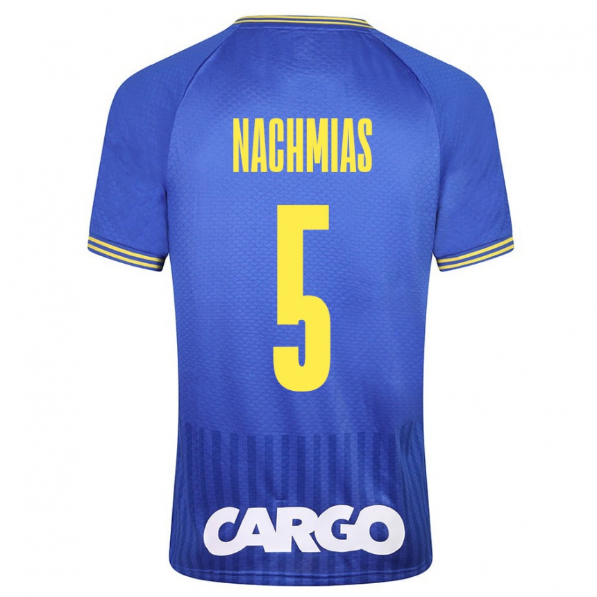 Niño Fútbol Camiseta Idan Nachmias #5 Blanco 2ª Equipación 2024/25 Argentina