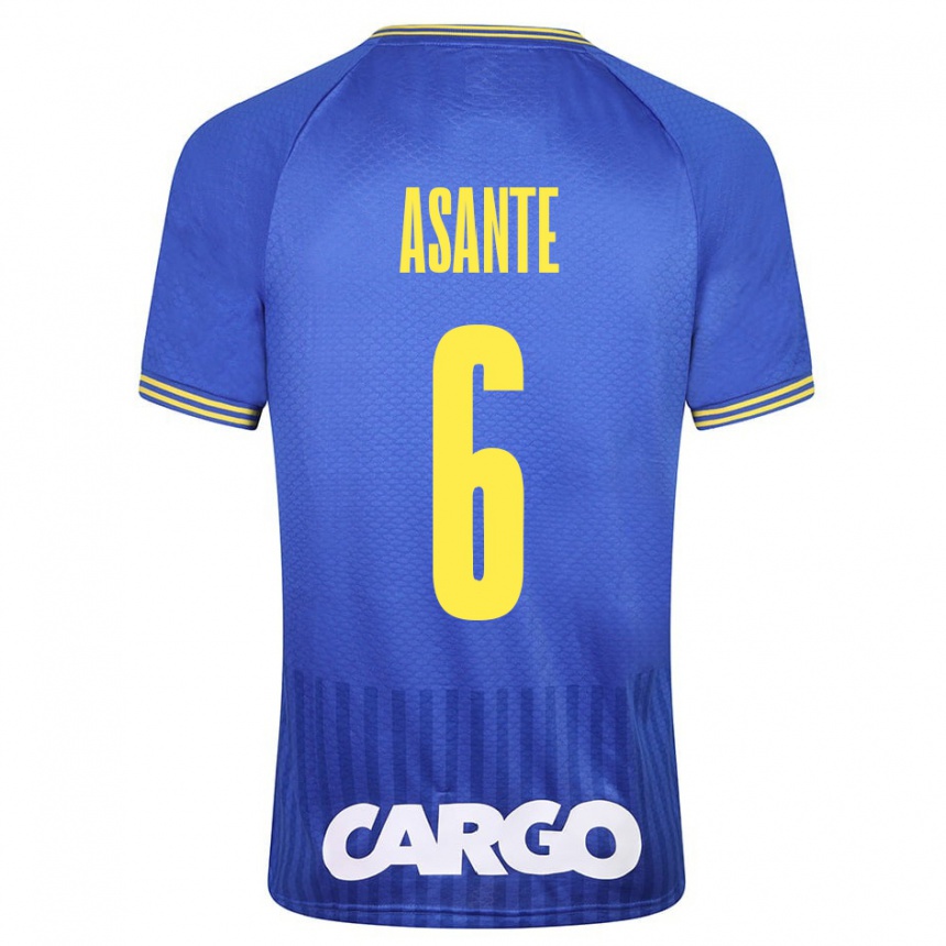 Niño Fútbol Camiseta Tyrese Asante #6 Blanco 2ª Equipación 2024/25 Argentina