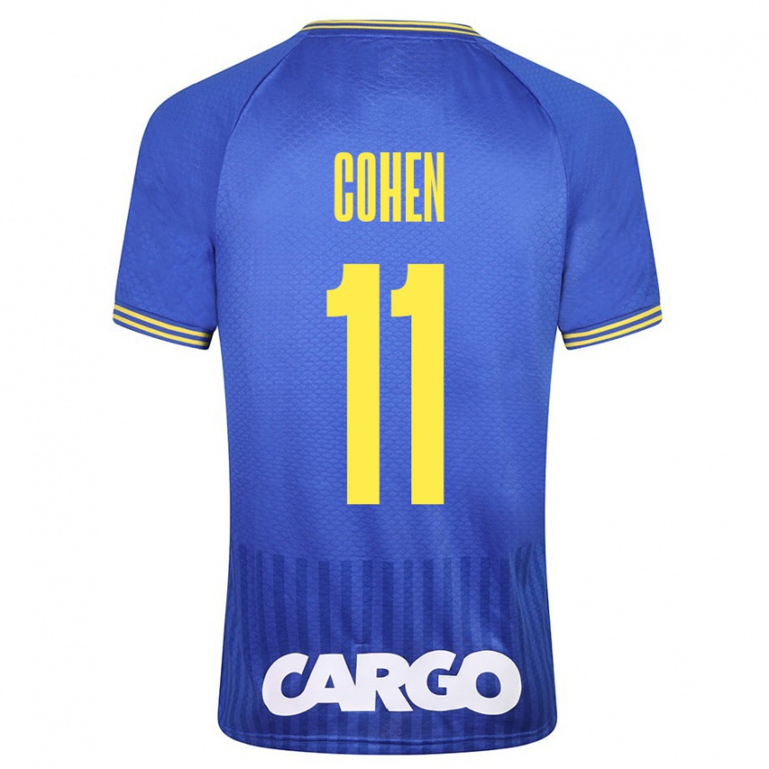 Niño Fútbol Camiseta Yonatan Cohen #11 Blanco 2ª Equipación 2024/25 Argentina