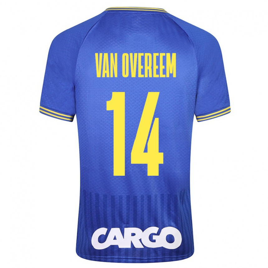 Niño Fútbol Camiseta Joris Van Overeem #14 Blanco 2ª Equipación 2024/25 Argentina