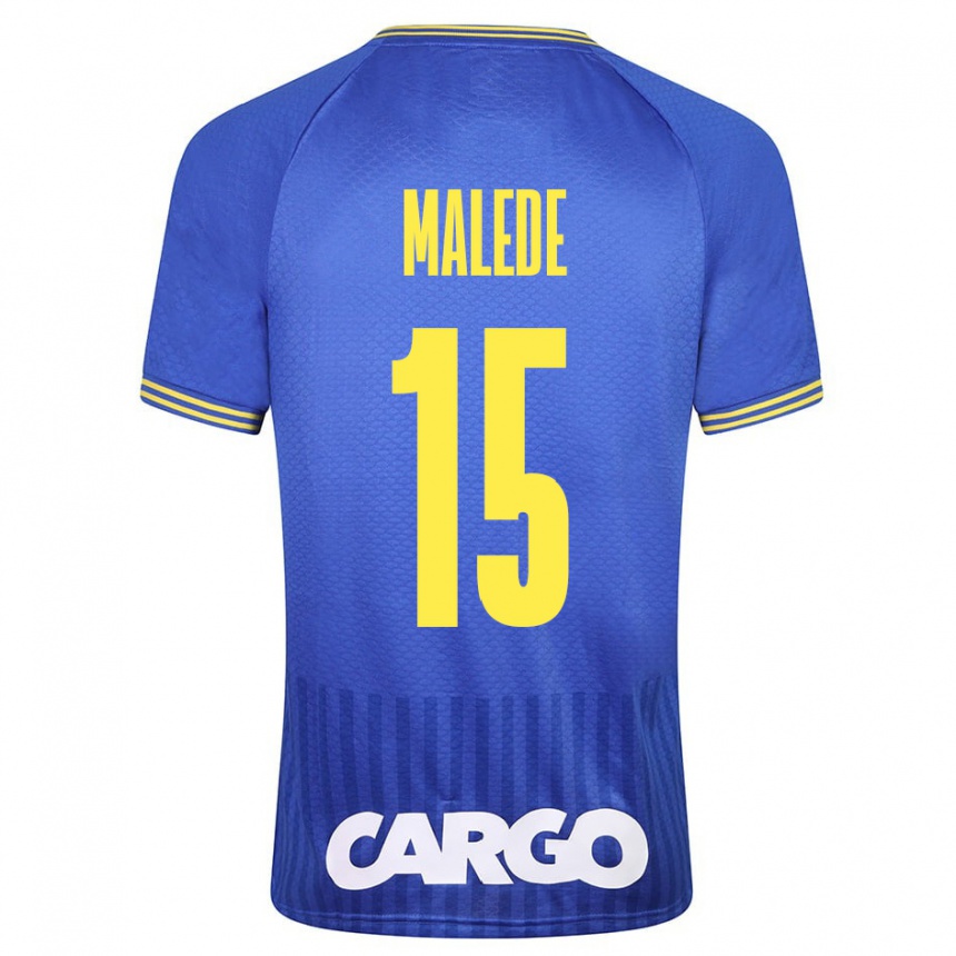 Niño Fútbol Camiseta Yonas Malede #15 Blanco 2ª Equipación 2024/25 Argentina