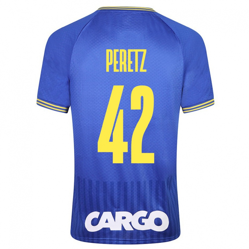 Niño Fútbol Camiseta Dor Peretz #42 Blanco 2ª Equipación 2024/25 Argentina