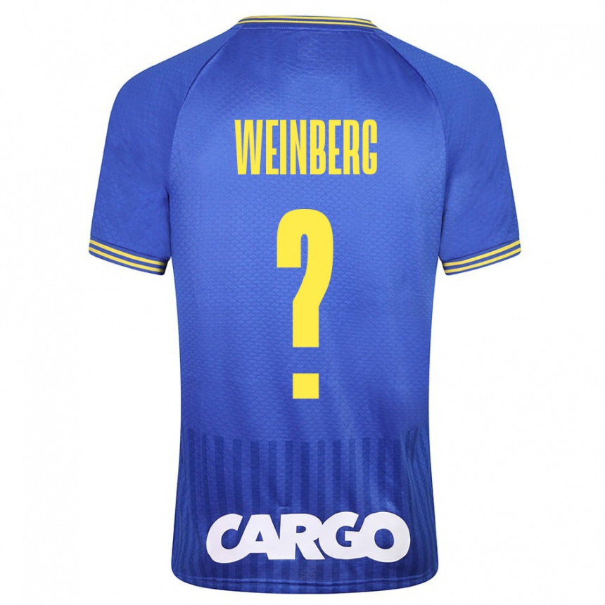 Niño Fútbol Camiseta Idan Weinberg #0 Blanco 2ª Equipación 2024/25 Argentina