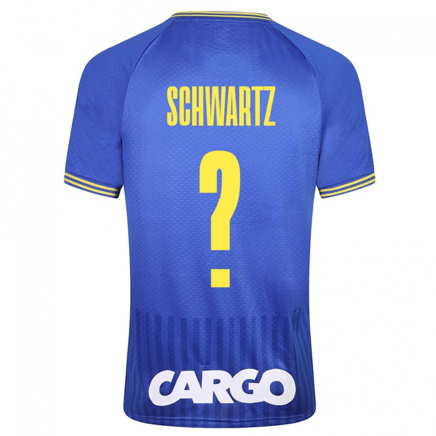 Niño Fútbol Camiseta Noam Schwartz #0 Blanco 2ª Equipación 2024/25 Argentina