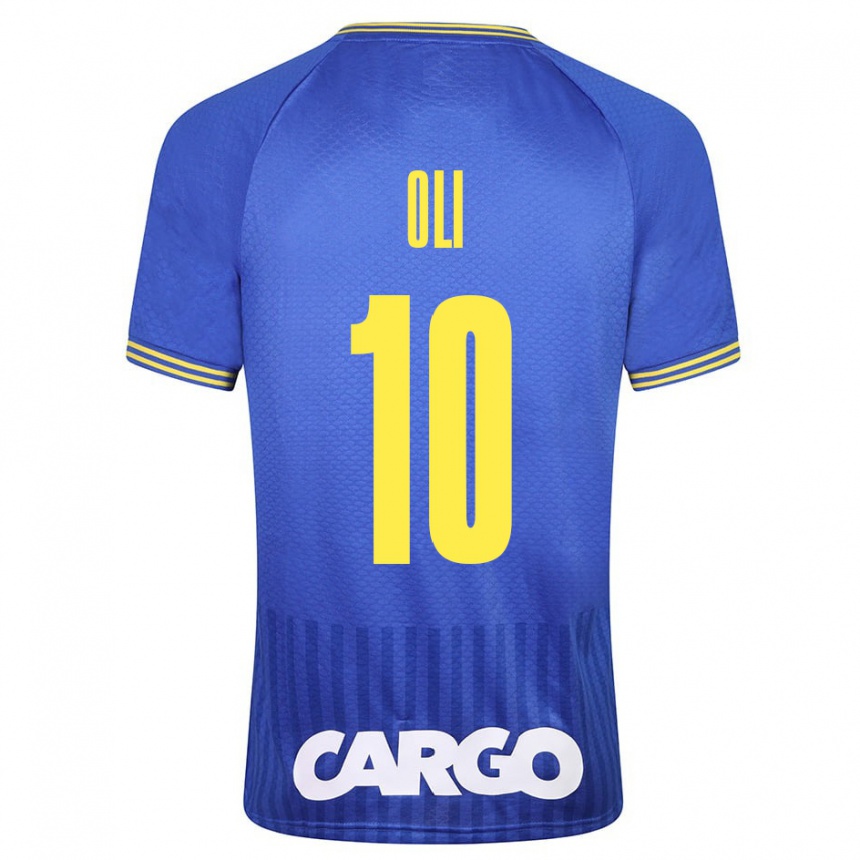 Niño Fútbol Camiseta Ido Oli #10 Blanco 2ª Equipación 2024/25 Argentina