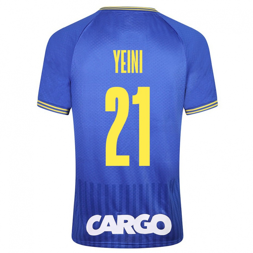 Niño Fútbol Camiseta Sheran Yeini #21 Blanco 2ª Equipación 2024/25 Argentina