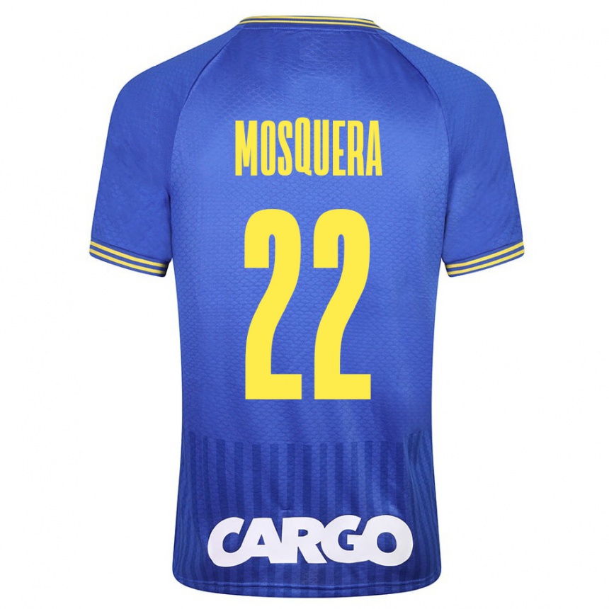 Niño Fútbol Camiseta Orlando Mosquera #22 Blanco 2ª Equipación 2024/25 Argentina