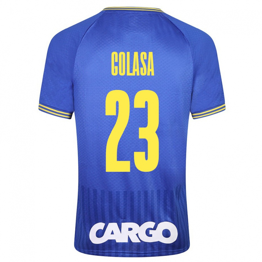 Niño Fútbol Camiseta Eyal Golasa #23 Blanco 2ª Equipación 2024/25 Argentina