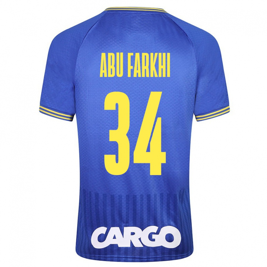 Niño Fútbol Camiseta Sayed Abu Farkhi #34 Blanco 2ª Equipación 2024/25 Argentina