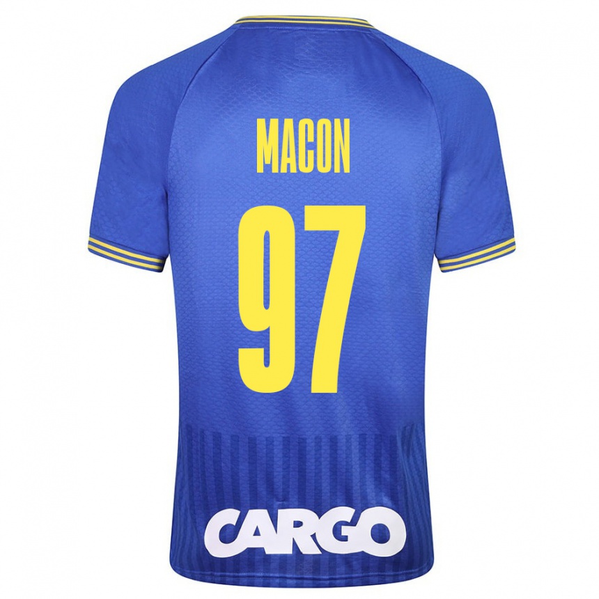 Niño Fútbol Camiseta Yvann Maçon #97 Blanco 2ª Equipación 2024/25 Argentina