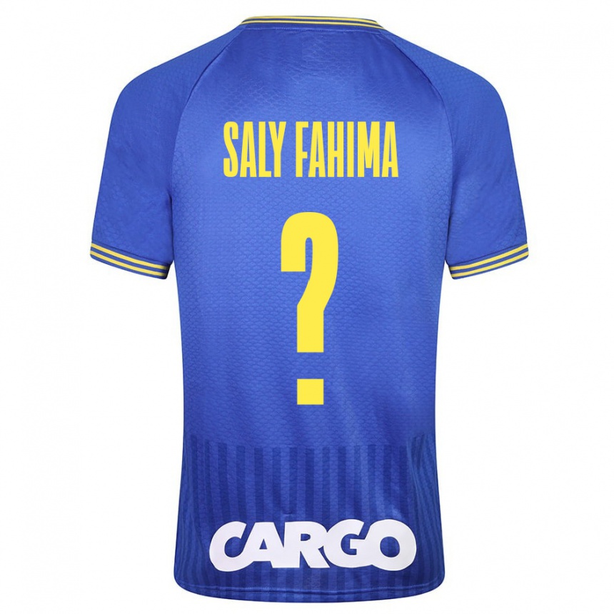 Niño Fútbol Camiseta Israel Saly Fahima #0 Blanco 2ª Equipación 2024/25 Argentina