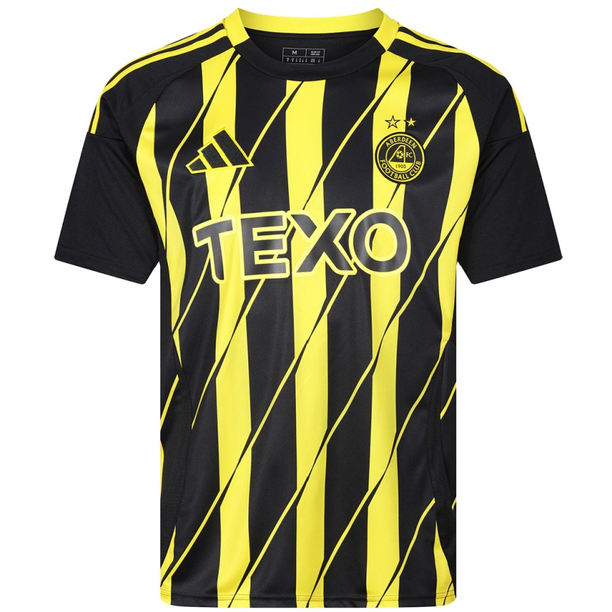 Niño Fútbol Camiseta Leighton Clarkson #10 Negro Amarillo 2ª Equipación 2024/25 Argentina