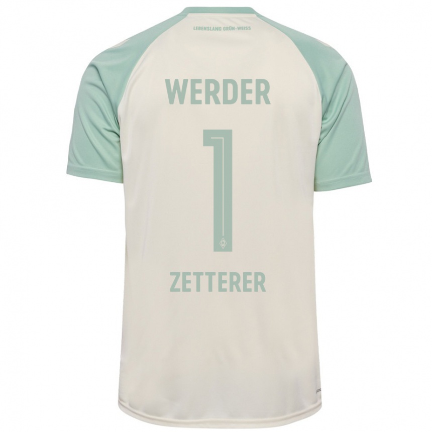 Niño Fútbol Camiseta Michael Zetterer #1 Blanquecino Verde Claro 2ª Equipación 2024/25 Argentina