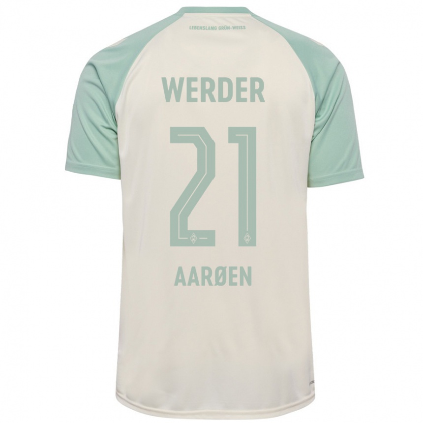 Niño Fútbol Camiseta Isak Hansen-Aaröen #21 Blanquecino Verde Claro 2ª Equipación 2024/25 Argentina