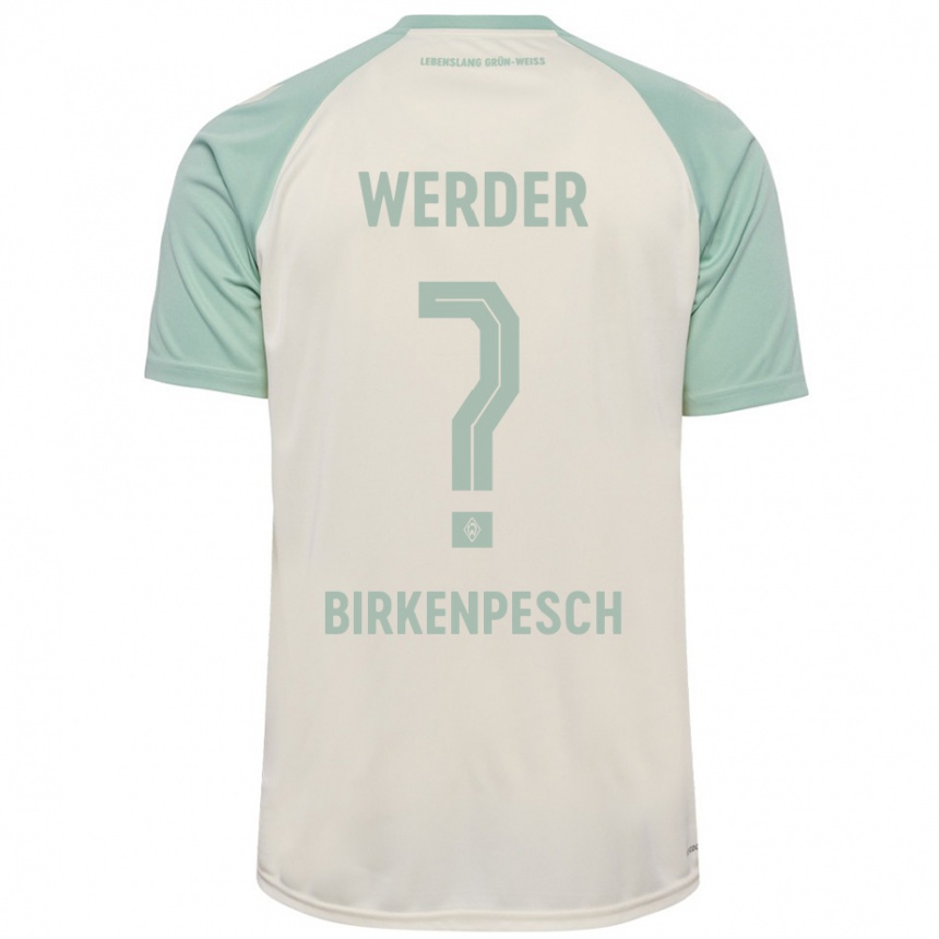 Niño Fútbol Camiseta Noah Birkenpesch #0 Blanquecino Verde Claro 2ª Equipación 2024/25 Argentina