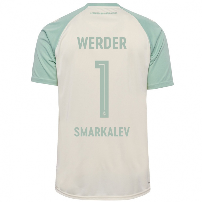 Niño Fútbol Camiseta Stefan Smarkalev #1 Blanquecino Verde Claro 2ª Equipación 2024/25 Argentina