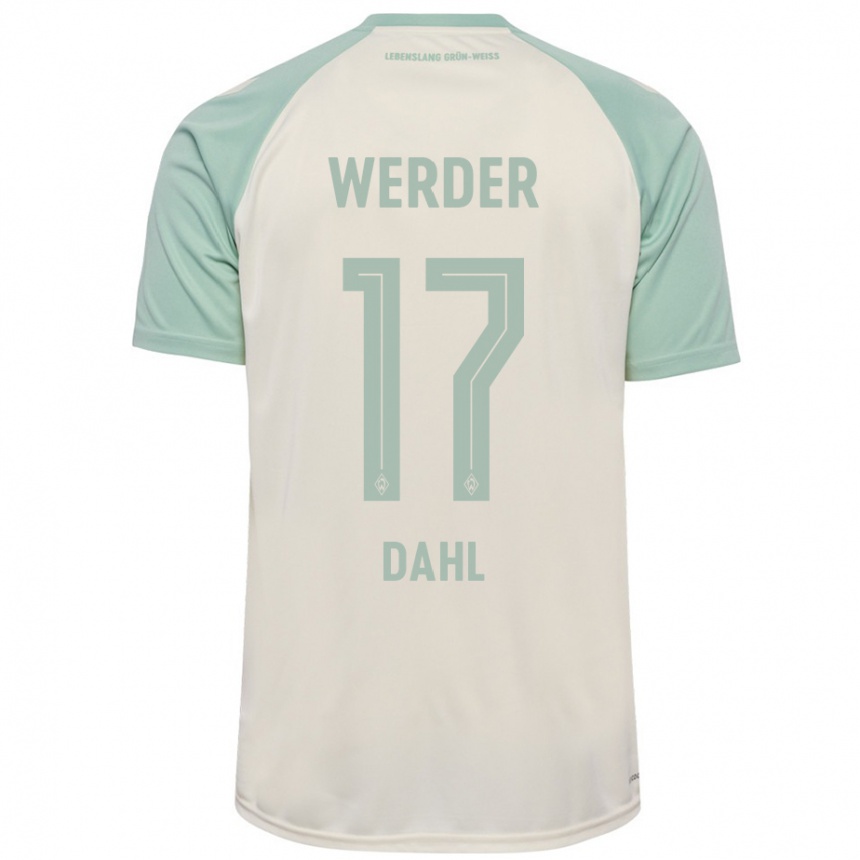 Niño Fútbol Camiseta Amira Dahl #17 Blanquecino Verde Claro 2ª Equipación 2024/25 Argentina