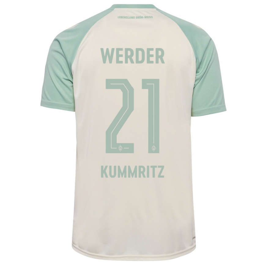 Niño Fútbol Camiseta Liam Kümmritz #21 Blanquecino Verde Claro 2ª Equipación 2024/25 Argentina