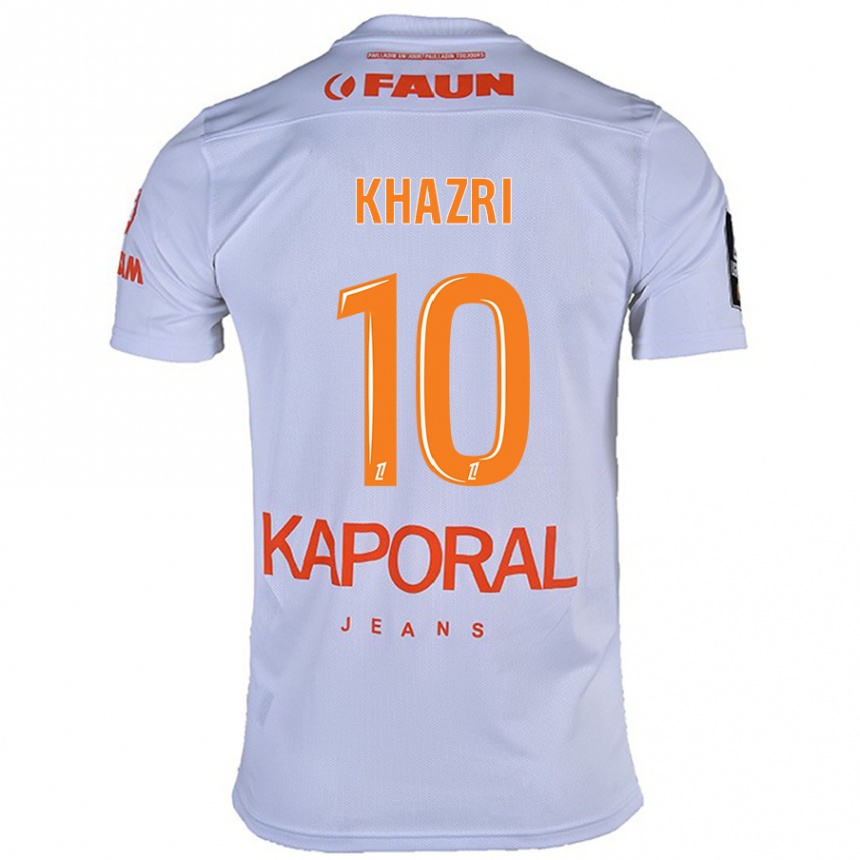 Niño Fútbol Camiseta Wahbi Khazri #10 Blanco 2ª Equipación 2024/25 Argentina