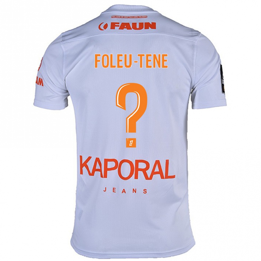 Niño Fútbol Camiseta Kévin Foleu-Tene #0 Blanco 2ª Equipación 2024/25 Argentina