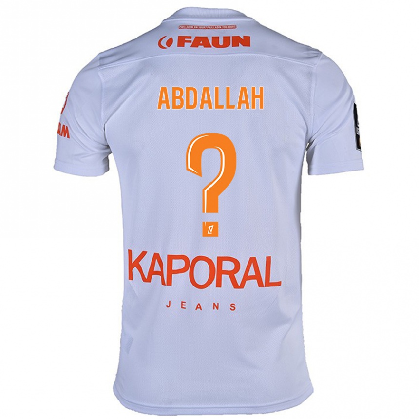 Niño Fútbol Camiseta Ikrame Abdallah #0 Blanco 2ª Equipación 2024/25 Argentina