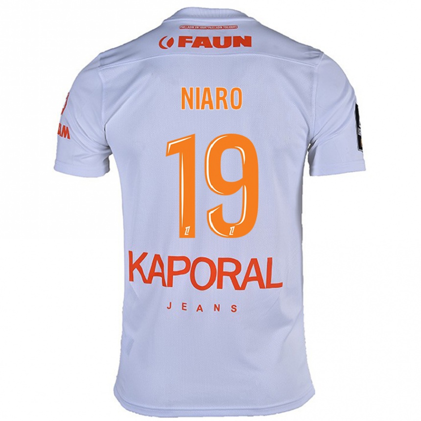 Niño Fútbol Camiseta Esther Mbakem-Niaro #19 Blanco 2ª Equipación 2024/25 Argentina